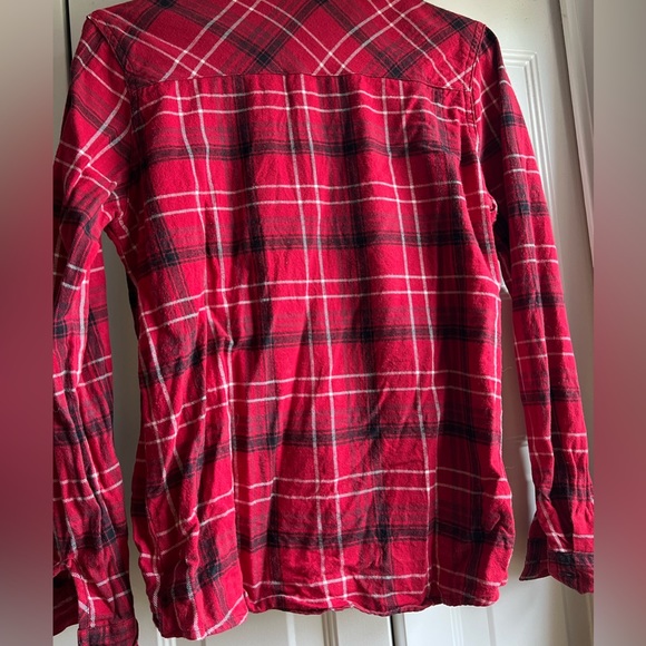 Red and Black Flannel Long Sleeve - Picture 3 of 7